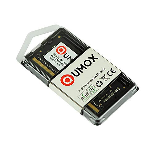 QUMOX 8GB DDR4 2133 2133MHz PC4-17000 PC-17000 (260 Pin) Memoria SODIMM 8GB