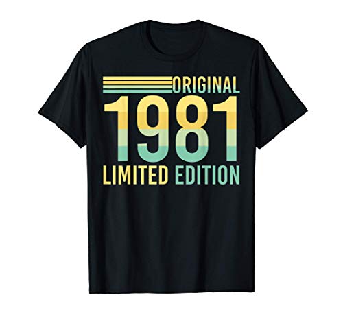Regalo de cumpleaños número 40 de 1981 Camiseta