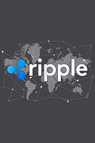 Ripple XRP Logo Crypto Trader World Map Blockchain: Notebook Planner -6x9 inch Daily Planner Journal, To Do List Notebook, Daily Organizer, 114 Pages
