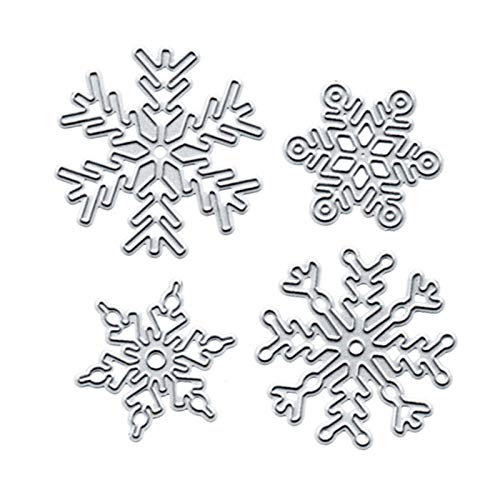 Sayletre Metal Cutting Dies Christmas Snowflake Stencil Scrapbooking DIY Album Stamp Paper Card Embossing Decoration Craft