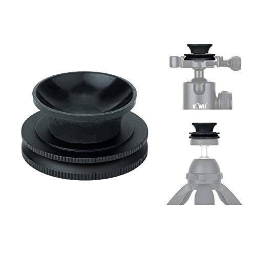 Soporte de bola de lente con soporte de ventosa, rosca de tornillo de trípode de 1/4"-20 y placa plana redonda Arca Swiss para fotografía de bola de cristal, base de aluminio, soporte con ventosa Soporte de bola de lente con soporte de ventosa, rosca de tornillo de trípode de 1/4"-20 y placa plana redonda Arca Swiss para fotografía de bola de cristal, base de aluminio, soporte con ventosa