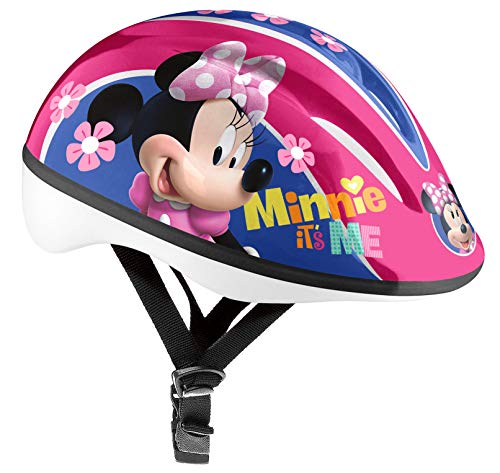 Stamp Bicycle Helmet Minnie Cascos, Niñas, Rosa, Size-XS