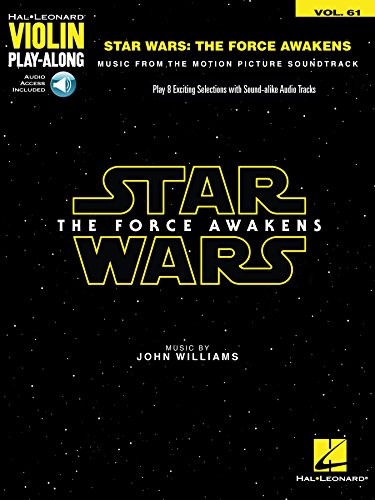 Star Wars: The Force Awakens Songbook: Violin Play-Along Volume 61 (English Edition)