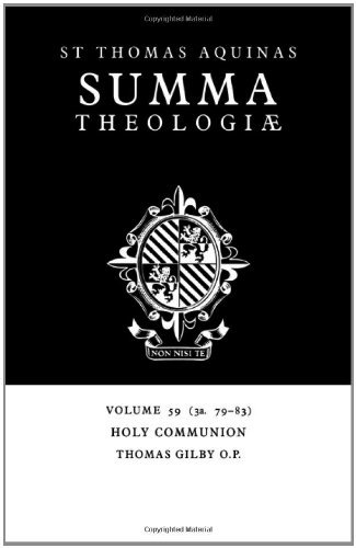 Summa Theologiae: 3a. 79-83: Holy Communion v. 59 (Summa Theologiae (Cambridge University Press)) by Thomas Aquinas (2008-01-12)