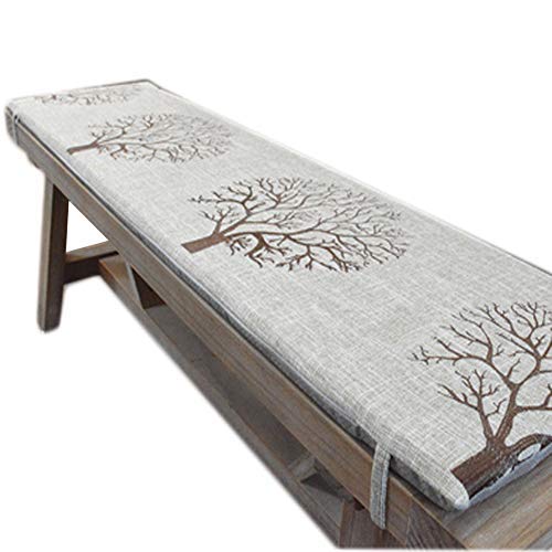 sunshinelh Cojín para banco de jardín de 2 y 3 plazas con lazo, almohadilla antideslizante para asiento de banco de madera, colchón de repuesto para columpio interior y exterior (A,40 x 160 cm) sunshinelh Cojín para banco de jardín de 2 y 3 plazas con lazo, almohadilla antideslizante para asiento de banco de madera, colchón de repuesto para columpio interior y exterior (A,40 x 160 cm)