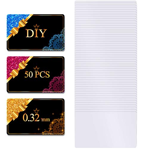 Tarjetas de Visita de Metal de Sublimación 0,32 mm de Espesor 3,4 x 2,1 x 0,013 Pulgadas Tarjeta de Nombre en Blanco de Aluminio para Cliente Impresión Grabada Color UV Blanco (50 Piezas) Tarjetas de Visita de Metal de Sublimación 0,32 mm de Espesor 3,4 x 2,1 x 0,013 Pulgadas Tarjeta de Nombre en Blanco de Aluminio para Cliente Impresión Grabada Color UV Blanco (50 Piezas)
