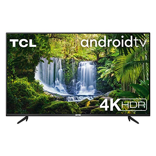 TCL 43P615 - Televisor 43 pulgadas, Resolución 4K HDR, Android TV, Micro Dimming Pro, Dolby Audio, Google Asistant, Compatible con Alexa