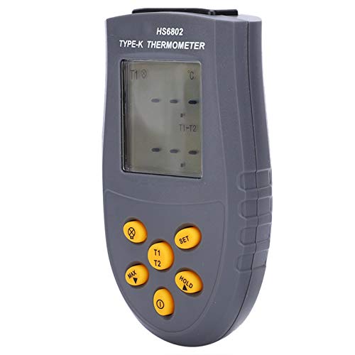 Termómetro medidor de temperatura Durable HS6802 de dos canales para medir la temperatura