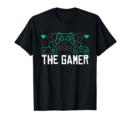 The Gamer Console Controller Computer PC Cool Gaming Gifts Camiseta