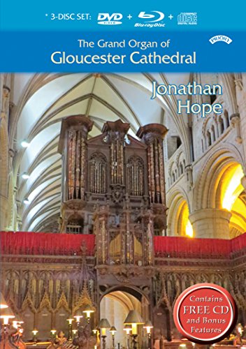 The Grand Organ of Gloucester Cathedral, played by Jonathan Hope (All-regions BD/NTSC DVD/Bonus CD) [Reino Unido]