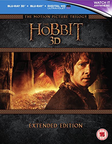 The Hobbit - Trilogy Extended Edition (3D) [Edizione: Regno Unito] [Reino Unido] [Blu-ray]