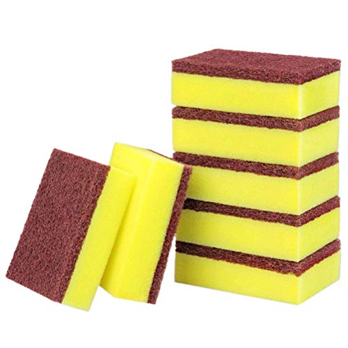 TOPBATHY 10 pcs Multi-Use Heavy Duty Sponge Specialist Cleaning Sponges Sponges Scrubber Brush para la Cocina