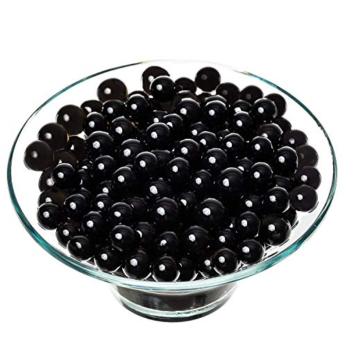 Trimming Shop Agua Bolas Silicona Orbs para Planta Jarrón Relleno, Decoración, Centros Mesa, 500pcs - Negro Trimming Shop Agua Bolas Silicona Orbs para Planta Jarrón Relleno, Decoración, Centros Mesa, 500pcs - Negro