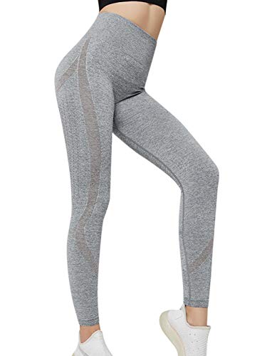 UMIPUBO Mallas Pantalones Deportivos Leggings Mujer Yoga Alta Cintura Gran Elásticos y Transpirables para Yoga Running Training Fitness