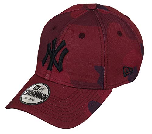 Unbekannt New Era 9forty Strapback Gorra MLB New York Yankees NY Rojo Camuflaje, OSFA (One Size Fits All)