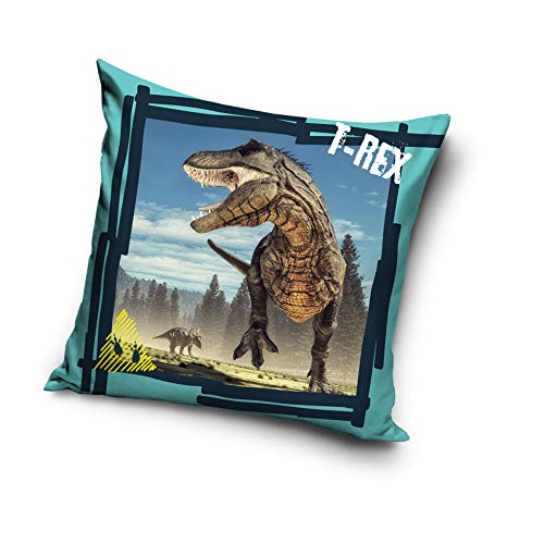 Une T-Rex 203002 - Funda de cojín (40 x 40 cm), diseño de dinosaurios