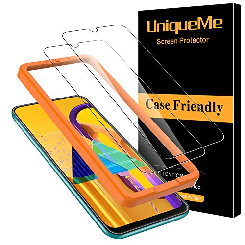 UniqueMe [2 Pack] Cristal Templado para Samsung Galaxy M30s / A50s, Protector de Pantalla [9H Dureza ] [Sin Burbujas] HD Film Vidrio Templado para Samsung Galaxy M30s / A50s