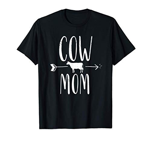 Vaca Mamá Linda Mujer Ganadera Ganado Lechero Camiseta