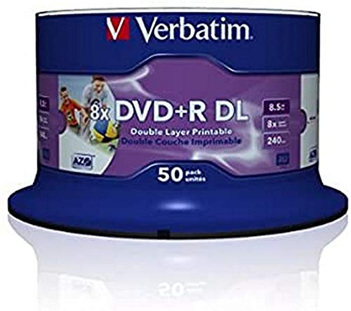 Verbatim 43703 - Disco DVD+R de 8.5 GB, 8X