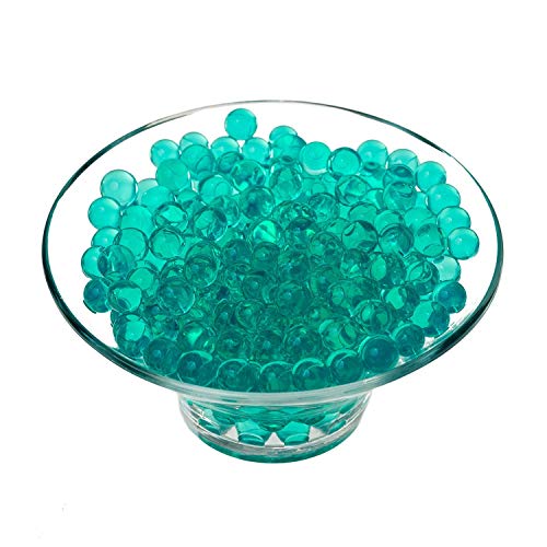 WedDecor 5g Aguamarina Agua Bolas Cristal para Centro de Mesa Decoración, Hogar Decor, Boda, Jarrón Relleno - Turquesa, 25 Packs