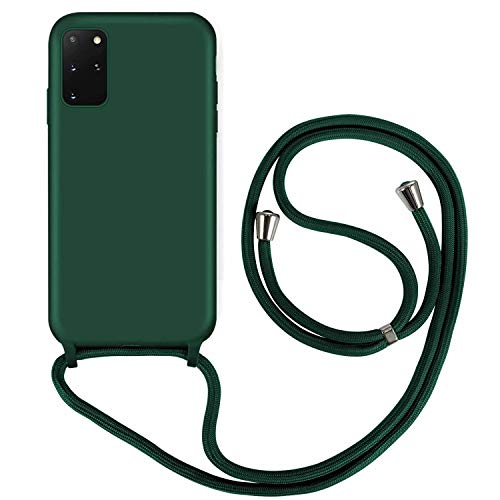 XINYUNEW Funda con Cuerda para Samsung Galaxy S20 FE 5G,Suave Carcasa de Silicona Líquida, Case con Correa Colgante Ajustable Collar Correa de Cuello Cadena Cordón, Verde XINYUNEW Funda con Cuerda para Samsung Galaxy S20 FE 5G,Suave Carcasa de Silicona Líquida, Case con Correa Colgante Ajustable Collar Correa de Cuello Cadena Cordón, Verde