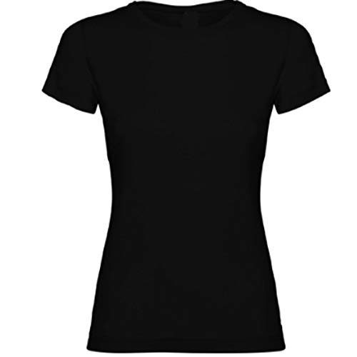 YISAMA Camisetas Personalizadas Dama. T-Shirts para Regalos Restaurantes, Eventos, Empresas, Uniformes (Negro, Medium)
