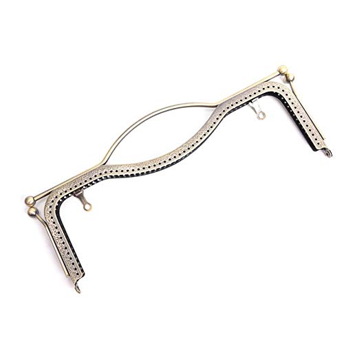 YUKO Fashion Women Bags Handle Handbag Clasp Lock Arch Frame Accessories 27cm Metal DIY Coin Purse Bag Handle