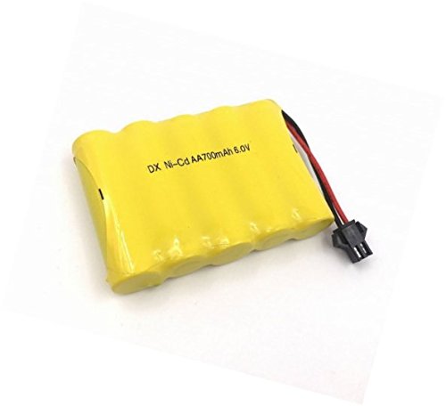 YUNIQUE Espagne® 1 Pieza AA Recargable de 6V 700mAh Paquetes de baterías Ni - CD SM 2P Plug para Juguetes de Banco de Potencia