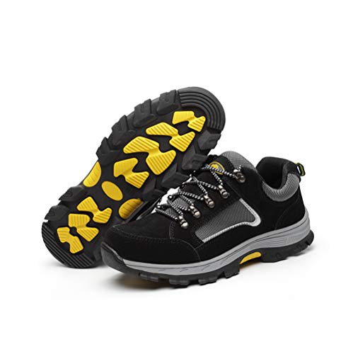 Zapatos Seguridad Hombres con Puntera de Acero Invierno Calzado de Seguridas Trabajo Industrial Zapatillas Deportivos