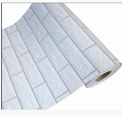 ZCHENG Simulación nostálgica con ladrillo de grano grueso que restaura formas antiguas de papel tapiz de PVC adhesivo papel tapiz impermeable-826, NO 18, ancho de 60 CM ZCHENG Simulación nostálgica con ladrillo de grano grueso que restaura formas antiguas de papel tapiz de PVC adhesivo papel tapiz impermeable-826, NO 18, ancho de 60 CM