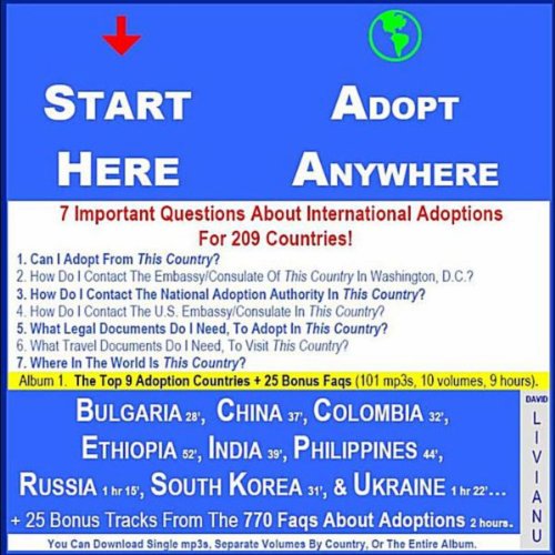 25 Bonus Tracks from 770 FAQ.... Q.10. What Are the U.S. Government's Immigration Requiremnts to Adopt a Foreign Born Orphan? Faq 397. (Vol.10)