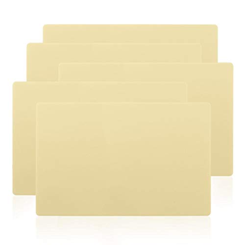 5 almohadillas de silicona para práctica de tatuajes sintéticos, tamaño A4, de 3 mm de grosor, de doble cara, para entrenamiento de tatuaje, práctica de microblading 5 almohadillas de silicona para práctica de tatuajes sintéticos, tamaño A4, de 3 mm de grosor, de doble cara, para entrenamiento de tatuaje, práctica de microblading