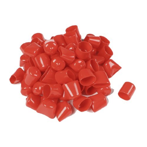 70 unidades de 30 mm de altura interior 22 mm de diámetro Round Tip Red de PVC aislado Endkappen 70 unidades de 30 mm de altura interior 22 mm de diámetro Round Tip Red de PVC aislado Endkappen