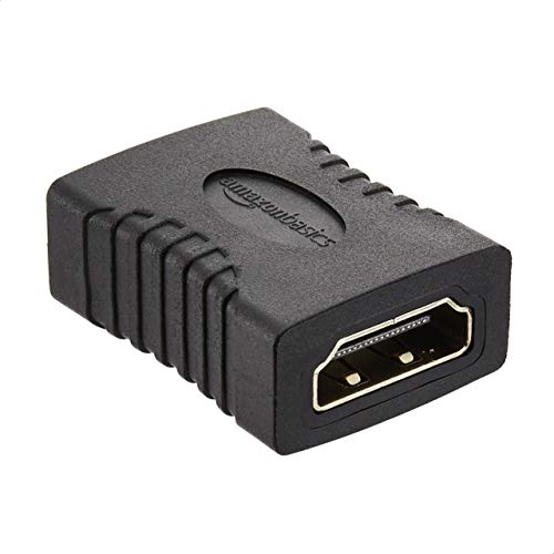 Amazon Basics - Adaptador HDMI, 29 x 22 mm, Negro Amazon Basics - Adaptador HDMI, 29 x 22 mm, Negro