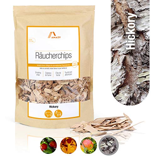 Amazy Astillas Nogal| 1000 g – Madera para ahumar aromática con el Tradicional Aroma del Nogal Americano para un Fuerte Sabor a Tocino Ahumado – Sabor Ideal para asados y barbacoas. Amazy Astillas Nogal| 1000 g – Madera para ahumar aromática con el Tradicional Aroma del Nogal Americano para un Fuerte Sabor a Tocino Ahumado – Sabor Ideal para asados y barbacoas.
