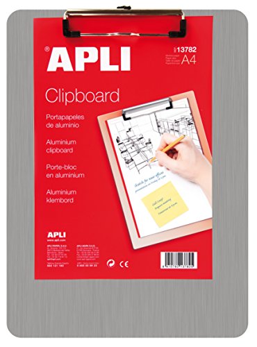 APLI 13782 - Clipboard aluminio A4