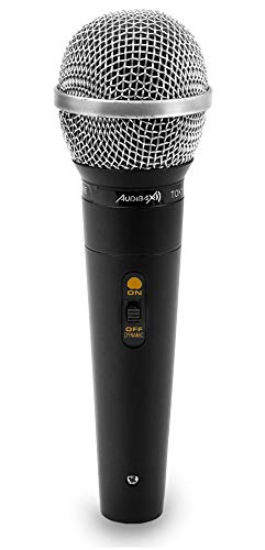 Audibax - Tokyo 1600 - Micrófono de Mano Cardiode - Dinámico y Unidireccional - Micrófono Karaoke de Calidad Profesional - Construcción Metálica Sólida - Micrófonos para Profesores
