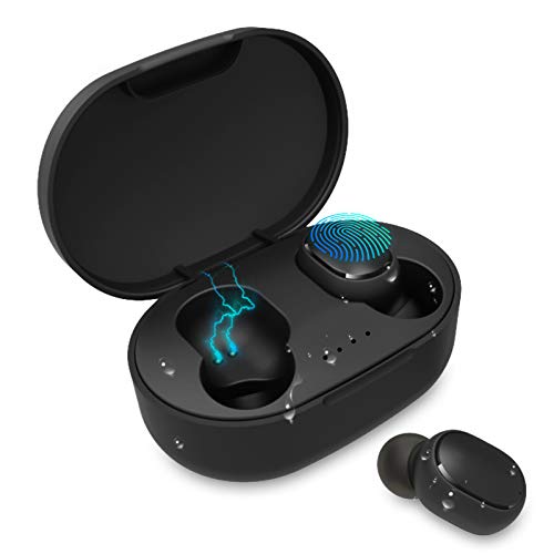 Auriculares Bluetooth 5.0 Auricular Inalámbrico Control Táctil con Graves Profundos In-Ear Auriculares Bluetooth con Caja de Carga Rápida IPX7 Impermeables,para Airpods/Android/iPhone/Samsung