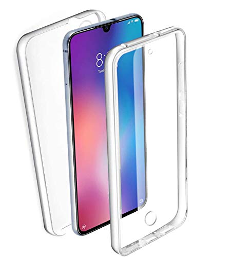 AURSTORE - Carcasa compatible con Xiaomi Mi 9 - Protección Integral Delantera + Trasera Rigida Funda Funda Tactil 360 Grados - Antigolpes