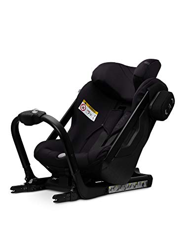 AXKID ONE+, Silla de Coche Grupo 0, 1 y 2, Asiento de Automóvil para Niños de 0-23 Kg, Sillita para Coche, Silla de Coche de Bebé de 0 a 7 Años (Negro)