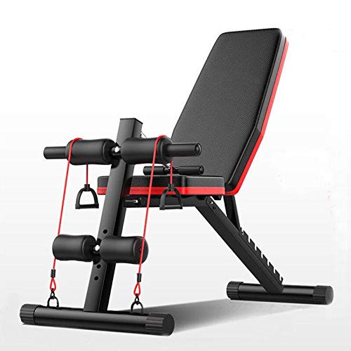 Banco de Pesas Ajustable para Fitness, Bancp de pesas,Banco de musculacion para Entrenamiento de Cuerpo Entero (T-F) Banco de Pesas Ajustable para Fitness, Bancp de pesas,Banco de musculacion para Entrenamiento de Cuerpo Entero (T-F)