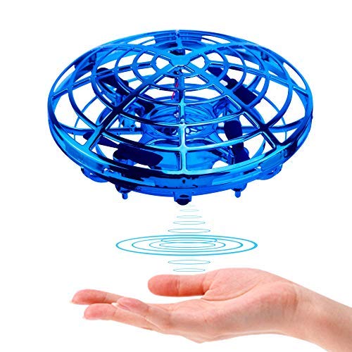 Beedove Mini Drone UFO para Niños, Flying Ball Juguetes con giratorias y Brillantes de 360 °de Luces LED Sensor de Infrarrojosy, Movimiento Control a Mano Bola Voladora para niños niñas Adultos