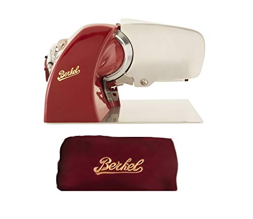 BERKEL - Cortadora Home Line 200 + Cover para Cortadora color rojo