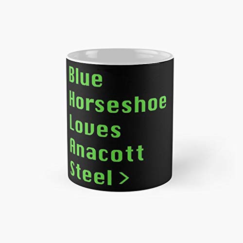 Blue Horseshoe Loves Anacott Steel Classic Mug