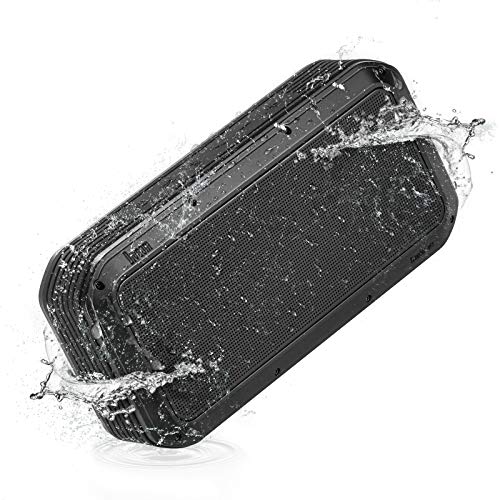 Bluetooth Speakers, Divoom voombox-pro 40W waterproof Bluetooth 4.2 Wireless Speaker with 15-Hour Playtime, TWS, Dual-Driver, Built-in Mic, NFC, Deep Bass, USB charging and speakerphone Color Black Bluetooth Speakers, Divoom voombox-pro 40W waterproof Bluetooth 4.2 Wireless Speaker with 15-Hour Playtime, TWS, Dual-Driver, Built-in Mic, NFC, Deep Bass, USB charging and speakerphone Color Black