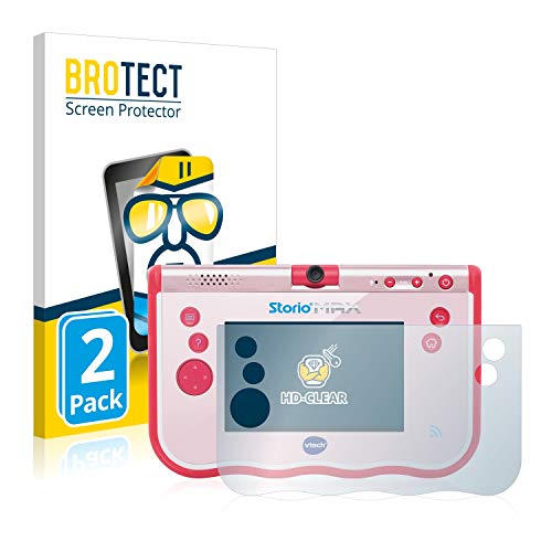 BROTECT Protector Pantalla Compatible con Vtech Storio MAX 5 Protector Transparente (2 Unidades) Anti-Huellas BROTECT Protector Pantalla Compatible con Vtech Storio MAX 5 Protector Transparente (2 Unidades) Anti-Huellas