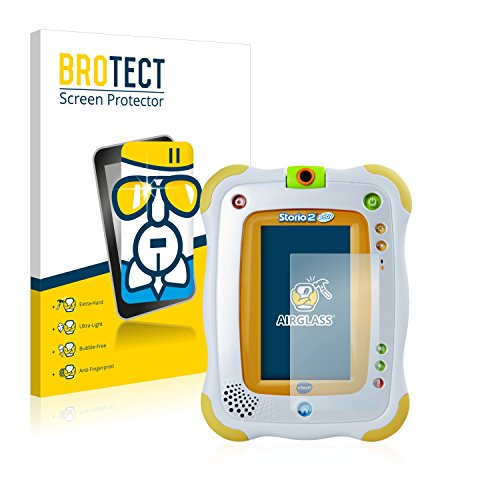 BROTECT Protector Pantalla Cristal Compatible con Vtech Storio 2 Baby Protector Pantalla Vidrio - Dureza Extrema, Anti-Huellas, AirGlass