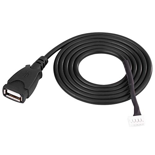 Cable USB del coche, Cable de interfaz de radio USB de 150cm, Cable adaptador de puerto hembra con herramienta de extracción