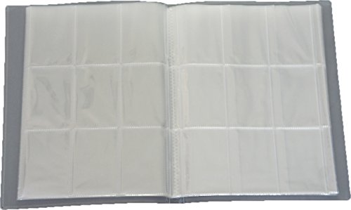 CAGO Carpeta en blanco – 18 páginas (324 tarjetas) – Ideal para coleccionar imágenes/tarjetas – Color neutro.