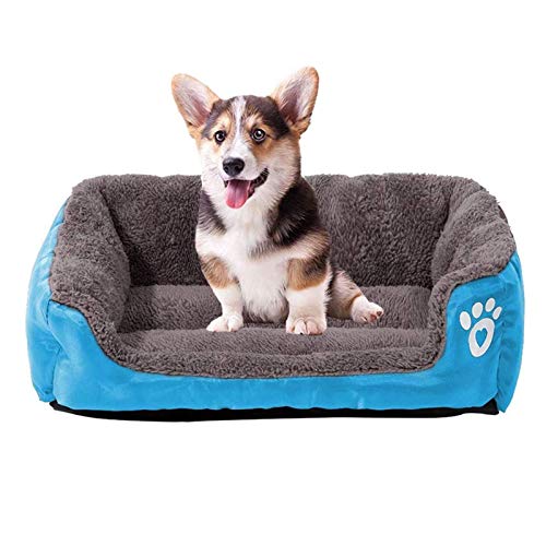 Cama para Mascotas Camas Perros Caseta Perros Colchoneta para Dormir Cojín Dormir Perrera Súper Suave con Función Impermeable Cojín para Nido Fossa Gatos Perros Pequeños Y Medianos,A-80 * 60CM